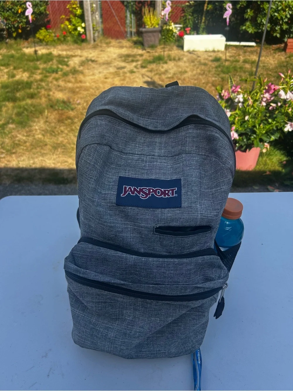Jansport Digital Carry Digibreak men’s Gray Textured Backpack